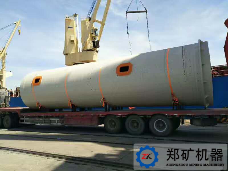 Φ3×12米制砂球磨機現場安裝圖