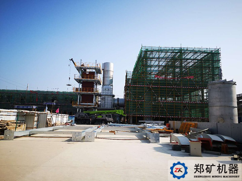 固危廢焚燒系統安裝現場