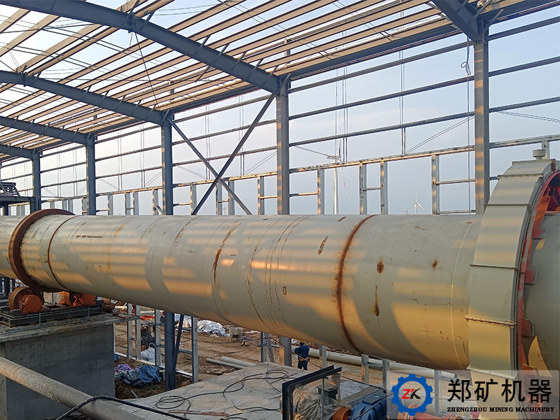 污染土污泥燒制陶粒回轉窯