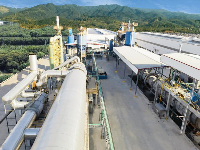 碳酸鋰回轉窯項目現場 碳酸鋰回轉窯項目現場